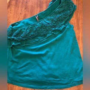 Anthropologie Cotton Top Size L